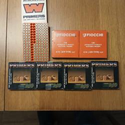 Lot amorces pour rechargement lisse