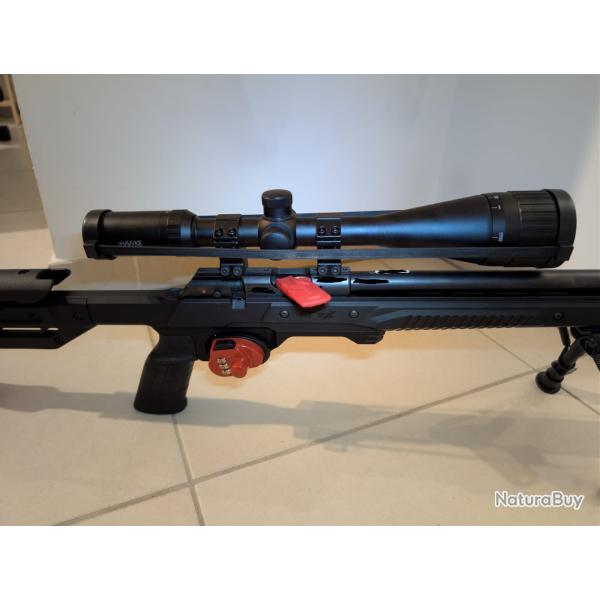 LUNETTE HAWKE FAST MOUNT 6-24X50 AO IR MIL DOT