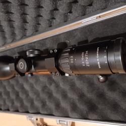 Lunette schmidt &bender z&eacute;nith 2.5 - 10X56 avec colliers