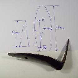 plaque de couche fusil chasse ancien