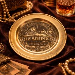 Coupelle laiton 11cm Le Sphinx Paris - cabaret maison close Belle Epoque Paris canaille Montparnasse