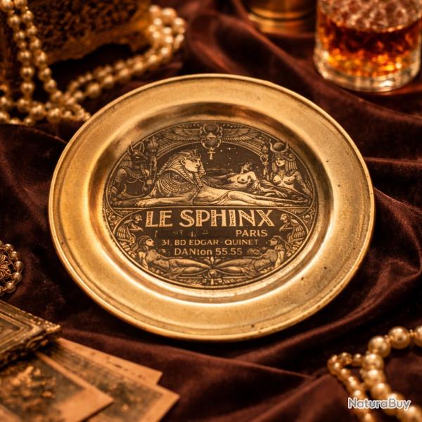 Coupelle laiton 11cm Le Sphinx Paris - cabaret maison close Belle Epoque Paris canaille Montparnasse