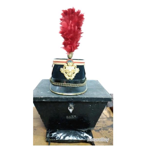 Shako garde r�publicaine mod�le 1932 avec bo�te et plumet