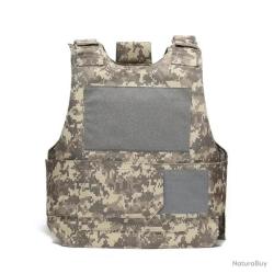 GILET TACTIQUE NYLON 600D - L&Eacute;GER ET &Eacute;TANCHE - CAMO ACU - LIVRAISON GRATUITE