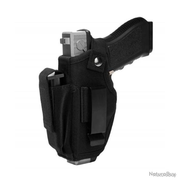 HOLSTER AVEC PORTE CHARGEUR GAUCHER OU DROITIER - PORT DISCRET - LIVRAISON GRATUITE