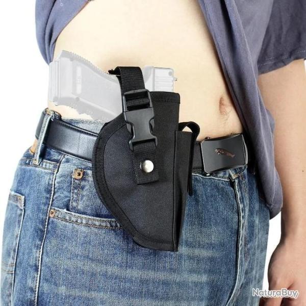 HOLSTER POUR PORT DISSIMUL� + PORTE-CHARGEUR - DROITIER - CLIP CEINTURE
