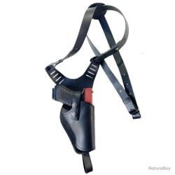 HOLSTER D'&Eacute;PAULE DROITIER - NOIR - LIVRAISON GRATUITE