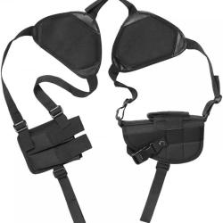 HOLSTER D'&Eacute;PAULE POUR GAUCHER OU DROITIER AVEC 2 PORTE-CHARGEURS - LIVRAISON GRATUITE