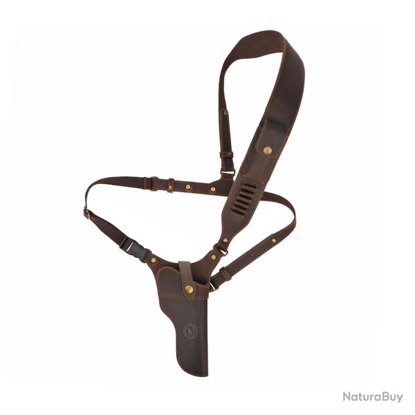 HOLSTER DE POITRINE AVEC CARTOUCHI�RE + POCHETTE - LIVRAISON GRATUITE