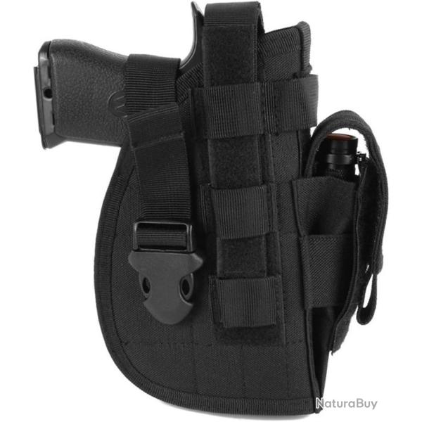 HOLSTER UNIVERSEL AVEC PORTE CHARGEUR - DROITIER - LIVRAISON GRATUITE