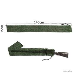CHAUSSETTE FUSIL DE CHASSE AVEC TRAITEMENT AU SILICONE - VERT - 140CM