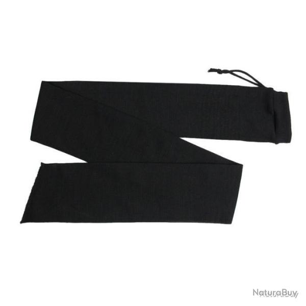 CHAUSSETTE POUR FUSIL DE CHASSE ET CARABINE - NOIR - 140x10cm
