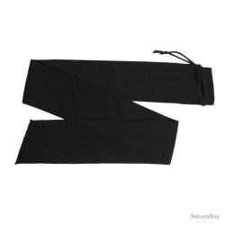 CHAUSSETTE POUR FUSIL DE CHASSE ET CARABINE - NOIR - 140x10cm
