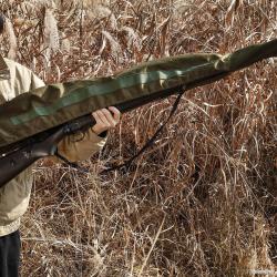 HOUSSE DE PROTECTION VERTE POUR FUSIL OU CARABINE - 130cm -LIVRAISON GRATUITE