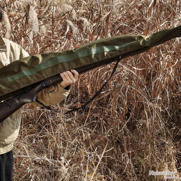HOUSSE DE PROTECTION VERTE POUR FUSIL OU CARABINE - 130cm -LIVRAISON GRATUITE
