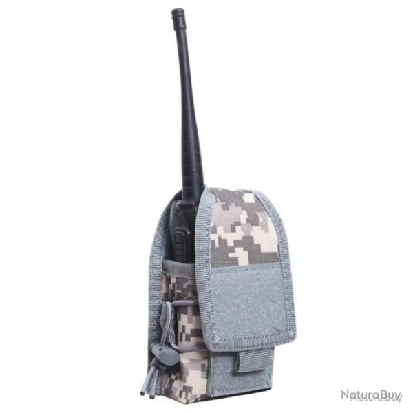 HOUSSE POUR RADIO BAOFENG SYST�ME MOLLE - CAMO ACU - LIVRAISON GRATUITE