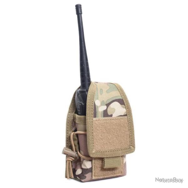 HOUSSE POUR RADIO BAOFENG SYST�ME MOLLE - CAMO CP - LIVRAISON GRATUITE