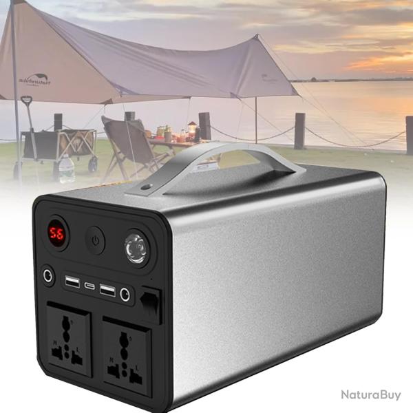 Station d'alimentation portable 300 W 90 000 mAh pour camping, aventure en plein air, voyage