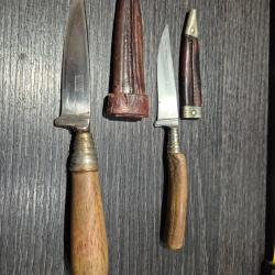 lot de 2 couteaux de chasse solingen