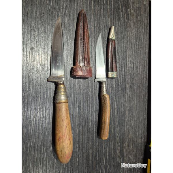 lot de 2 couteaux de chasse solingen