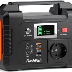 Generateur &Eacute;lectrique Portable 151 Wh, G&eacute;n&eacute;rateur Solaire 200W, 40800mAh Batterie de Secours 230V