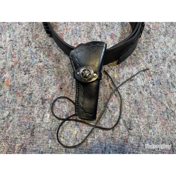 Ceinturon �pais Mexico noir neuf 45 pouces (C03)