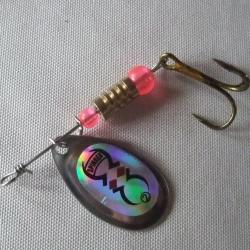 Lot de 10 cuill&egrave;res taille N&deg; 2 pour truites, perches, sandre, brochet ..