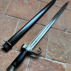 Ba&iuml;onnette fran&ccedil;aise Berthier 1892 2eme type - WW1 (7)