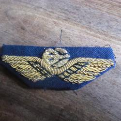 insigne casquette  brod&eacute; cannetille