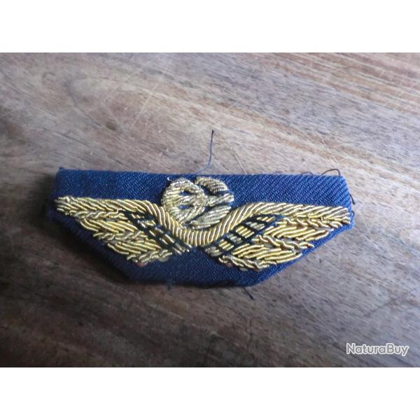 insigne casquette  brod� cannetille