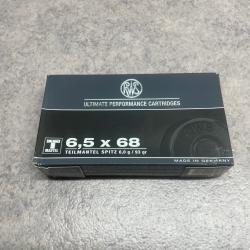 Boite de 20 cartouches RWS  6.5X68 6g 93gr