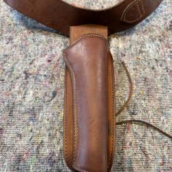 Ceinturon Western avec &eacute;tui long type slim (C10)