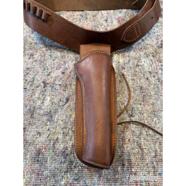 Ceinturon Western avec �tui long type slim (C10)