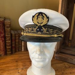 Casquette d'&eacute;t&eacute; contre-amiral Sajous - militaria