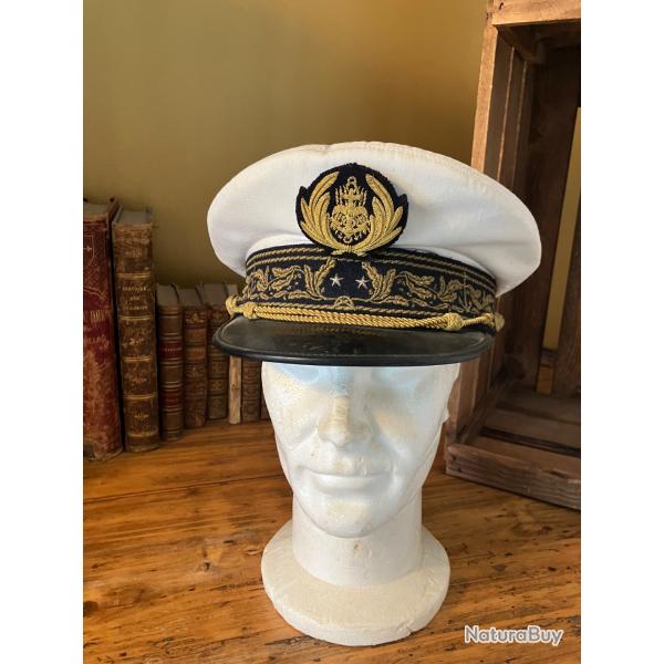 Casquette d'�t� contre-amiral Sajous - militaria