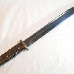 belle Ba&iuml;onnette allemande k98 5187 ASW 42 sf tr&egrave;s bon &eacute;tat bronz&eacute;e ref SDC26BAI001