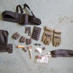 Lot fond de tiroir tactique et militaria