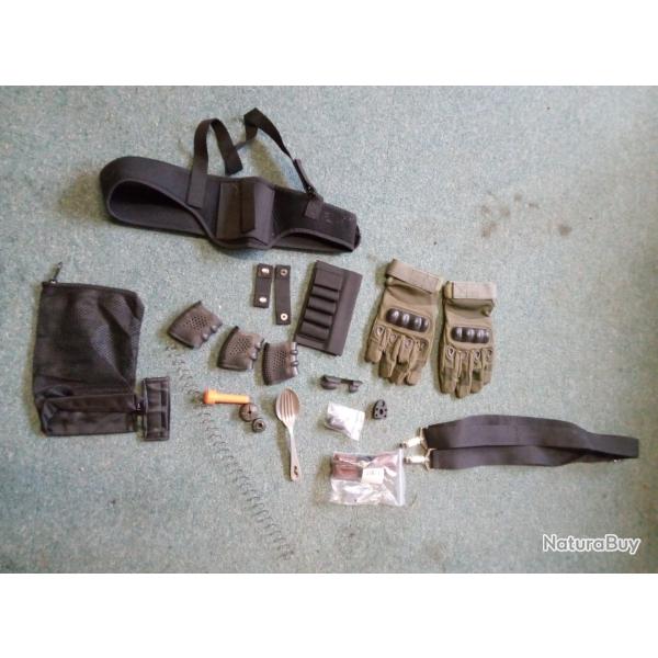 Lot fond de tiroir tactique et militaria