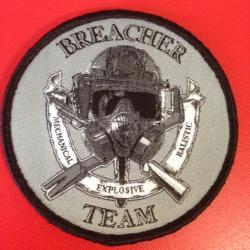 Patch &eacute;cusson Forces Sp&eacute;ciales  Groupe d' Intervention Gendarmerie Nationale GIGN Breacher Team New