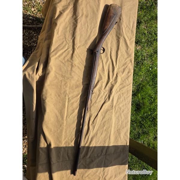 Fusil � percussion (� piston) fonctionnel mauvais �tat