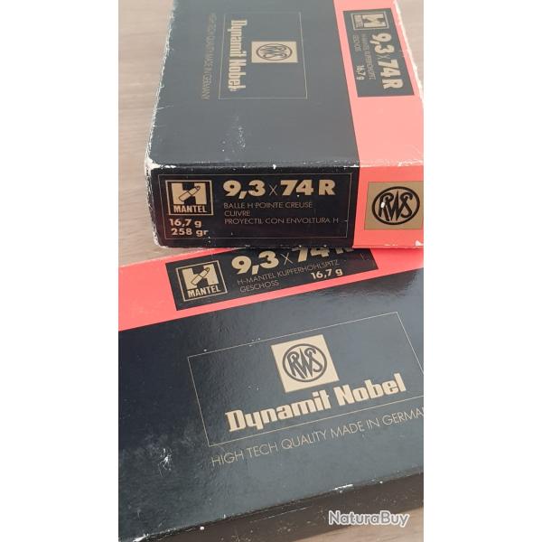 30 RWS 9,3x74R H-Mantel