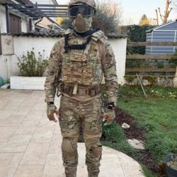 Lot Airsoft Multicam + R&eacute;plique HK416 VFC AEG