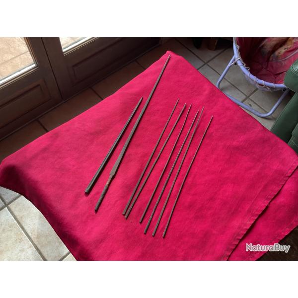 Lot de huit lames pour Cannes �p�es ou autre, pas de prix de reserve