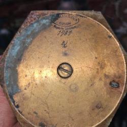 Bougeoir design scandinave Gusum Su&egrave;de laiton vintageMetallsl&ouml;jden Gusum Sweden Vintage