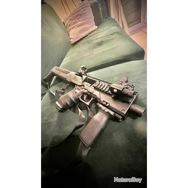 Glock17 gen5 pak avec crosse Hera arms