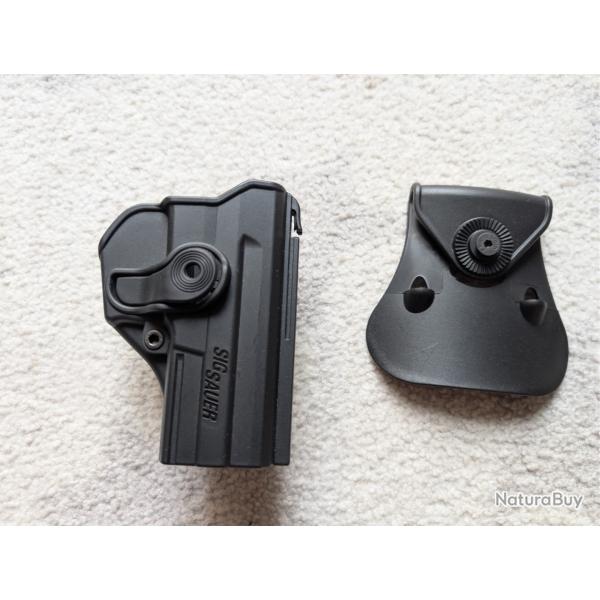 Holster rigide IMI SP2022 Noir Droitier