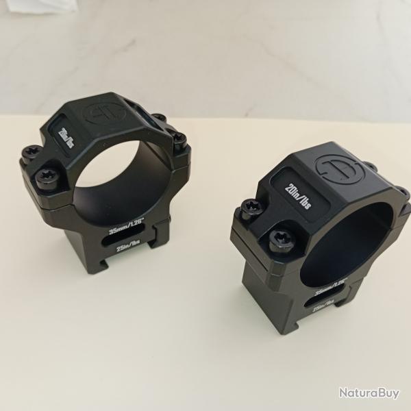 Collier lunette de tir, optique tbe pour diam�tre  35mm