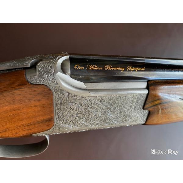 Browning B525 Commemorative One Millionth Limited Edition cal 12/76 canon de 76 cm