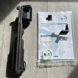 Ch&acirc;ssis crosse pour glock 17/19/23 B&T USW