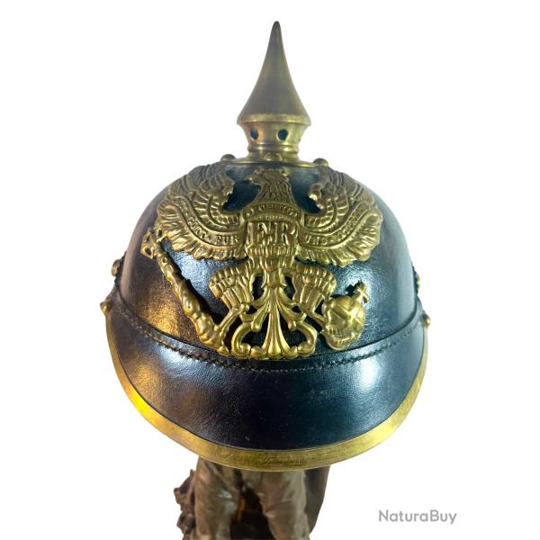 Casque � pointe allemand Pickelhaube - Prusse - fin XIX eme si�cle